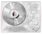 Mobile Preview: Silber-Platin Schallplatte - Hochzeit