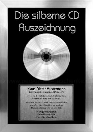 CD Auszeichnung in Silber