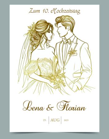 Personalisiertes Lied zum Hochzeitstag