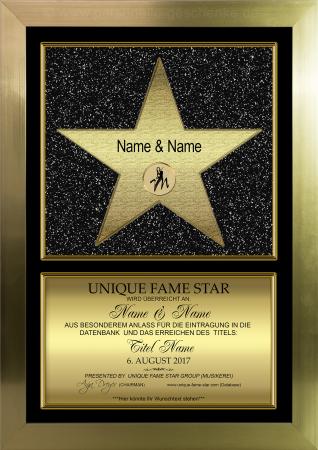 STAR (Gold) - Unique Fame Star