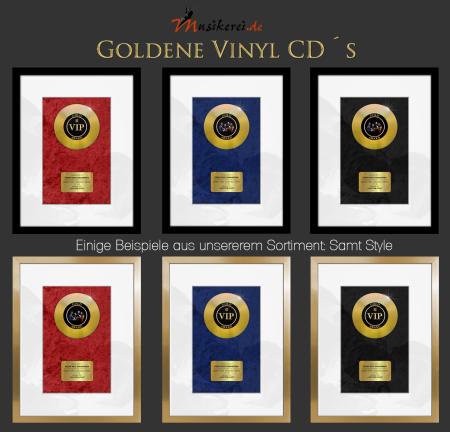 Goldene Vinyl CD - Samt Style (NEU)