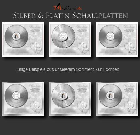 Silber-Platin Schallplatte - Hochzeit
