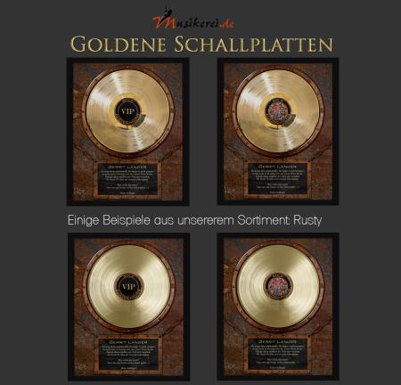 Goldene Schallplatte - Rusty Style