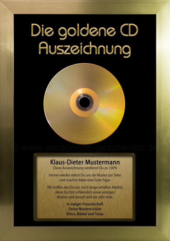 Goldene CD Auszeichnung