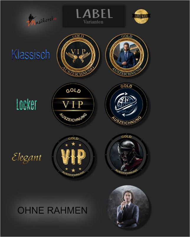 Goldene Schallplatte - Konfigurator