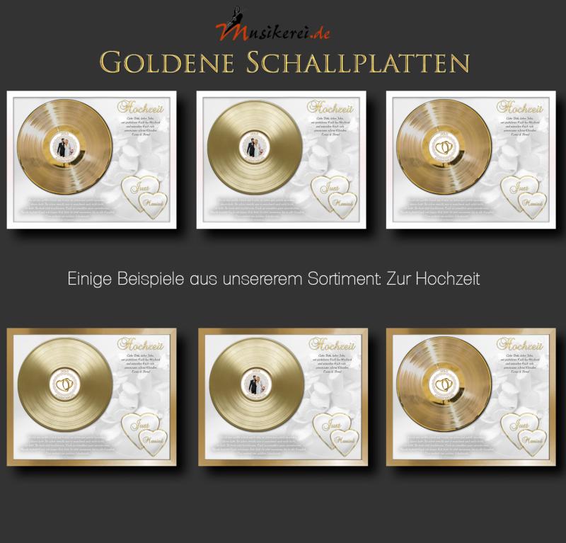 Goldene Schallplatte - Hochzeit