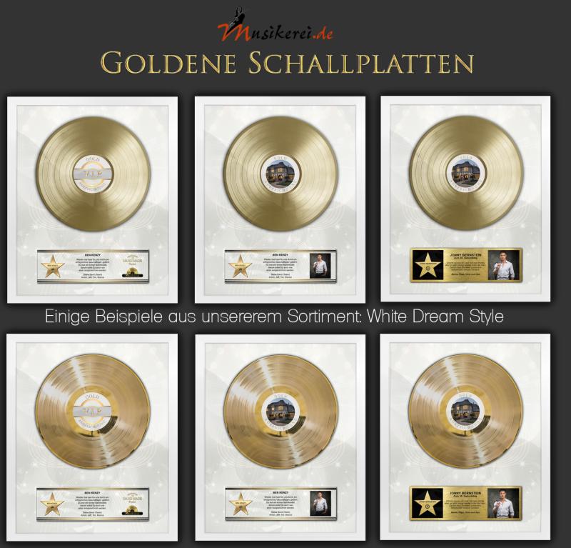 Goldene Schallplatte - White Dream Style