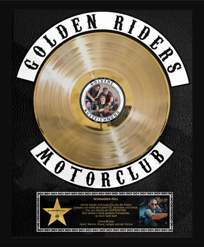 Goldene Schallplatte ♫ Bikers Style