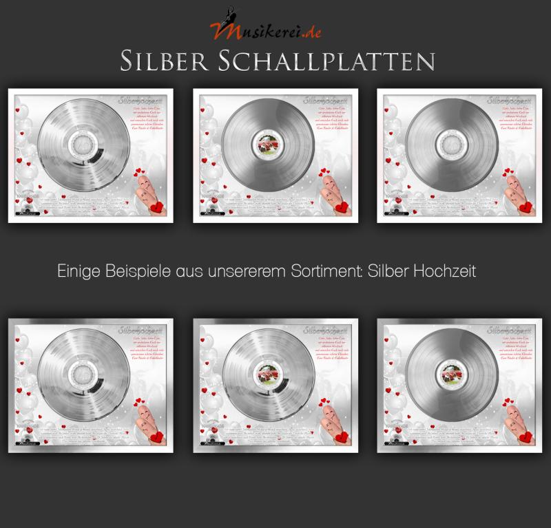 Silberne Schallplatte - Silberhochzeit