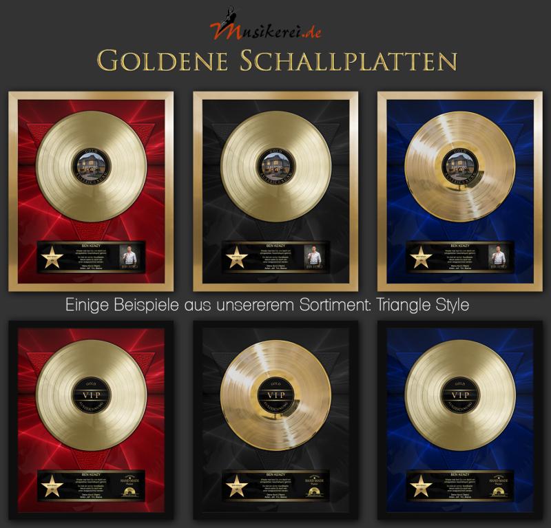 Goldene Schallplatte - Triangle Style